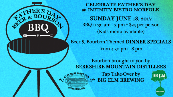 Father's Day Beer & Bourbon BBQ at Infinity Bistro Norfolk
