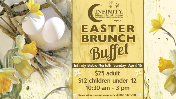 Easter Brunch Buffet at Infinity Bistro Norfolk