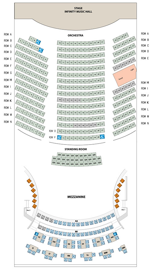 Hartford Seating Chart