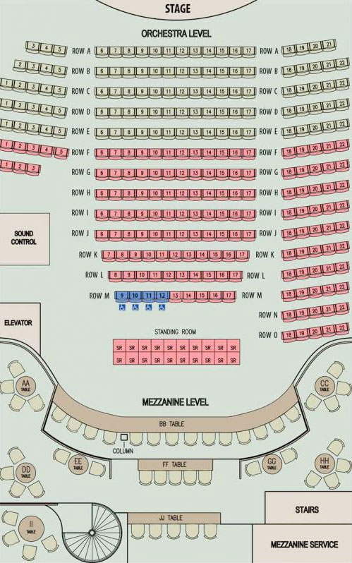 Norfolk Seating Chart